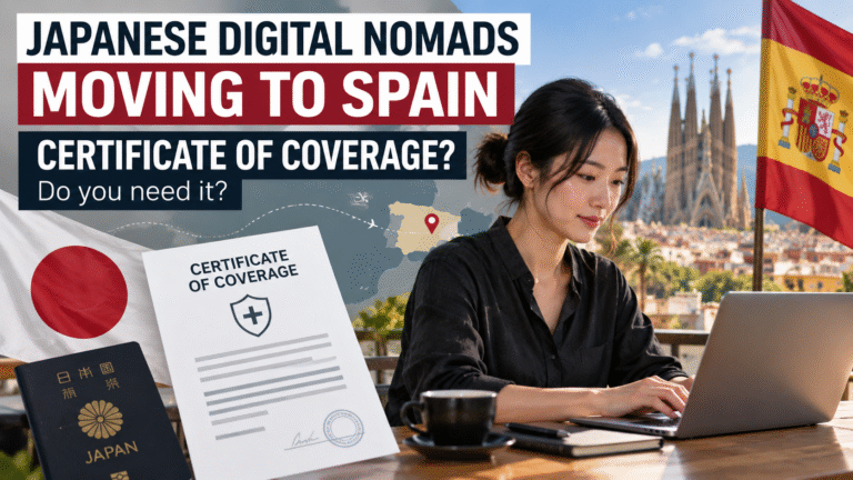 certificate of coverage japan spain digital nomad social security