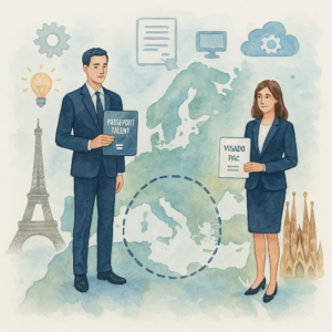 pasaporte talento francia visado pac espana