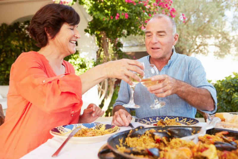 Retired couple living in Spain