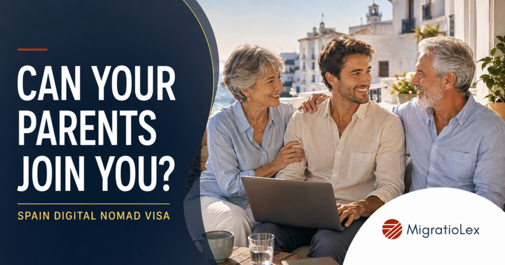 spain digital nomad visa dependent parents