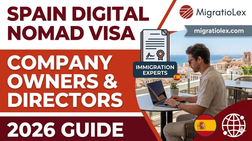 spain digital nomad visa for company owners and directors