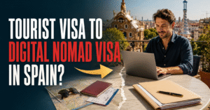 Switch tourist visa to digital nomad visa in Spain
